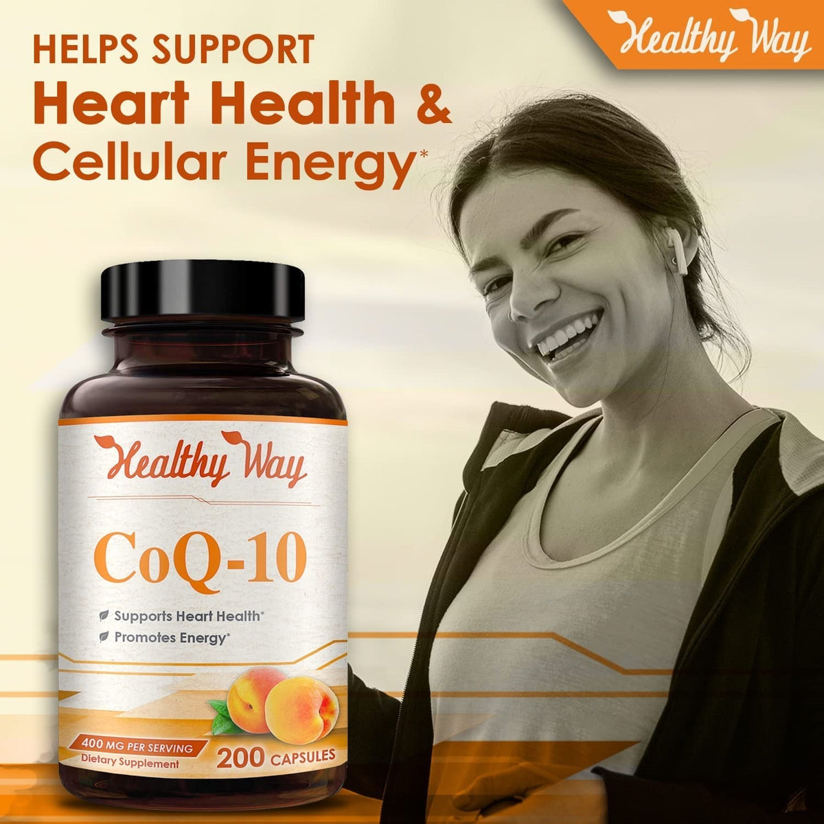 CoQ10 - 400 mg - 200 Capsules