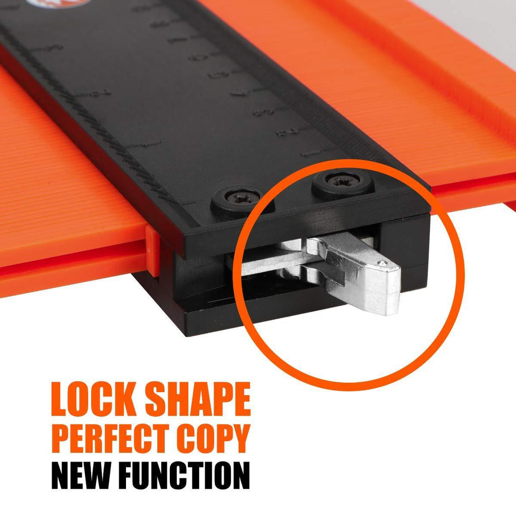 precise contour gauge with lock