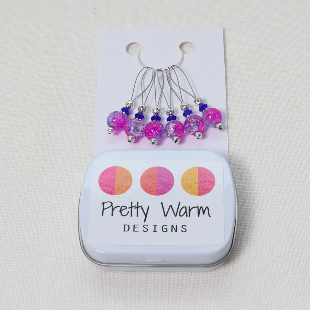 Fallen Leaves Stitch Markers  Knitting Supplies – Pretty Warm Designs