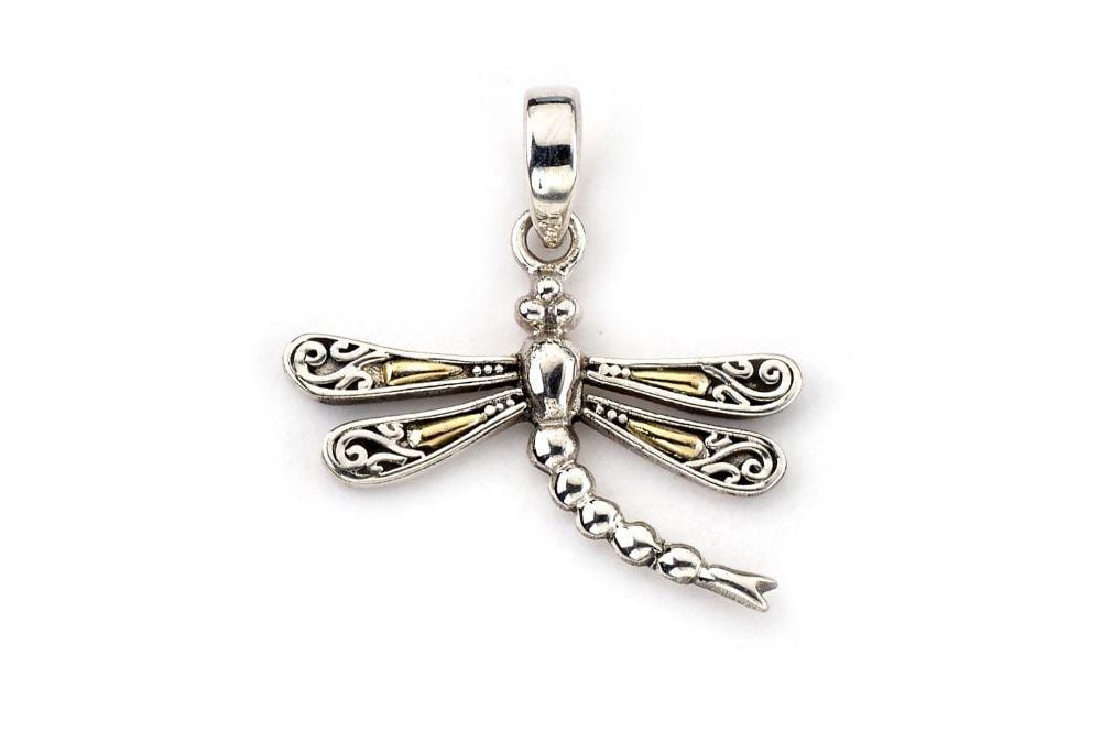 Bali Dragonfly Pendant | Samuel B. Jewelry