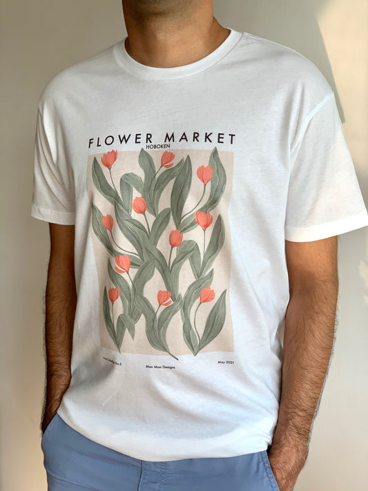 Flower Market No.4 Los Angeles - T-shirt – Mon Mon Designs