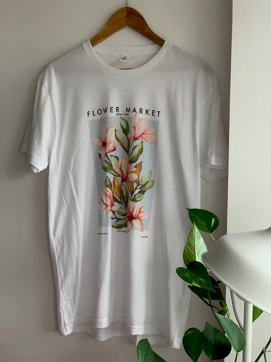 Flower Market No.4 Los Angeles - T-shirt – Mon Mon Designs