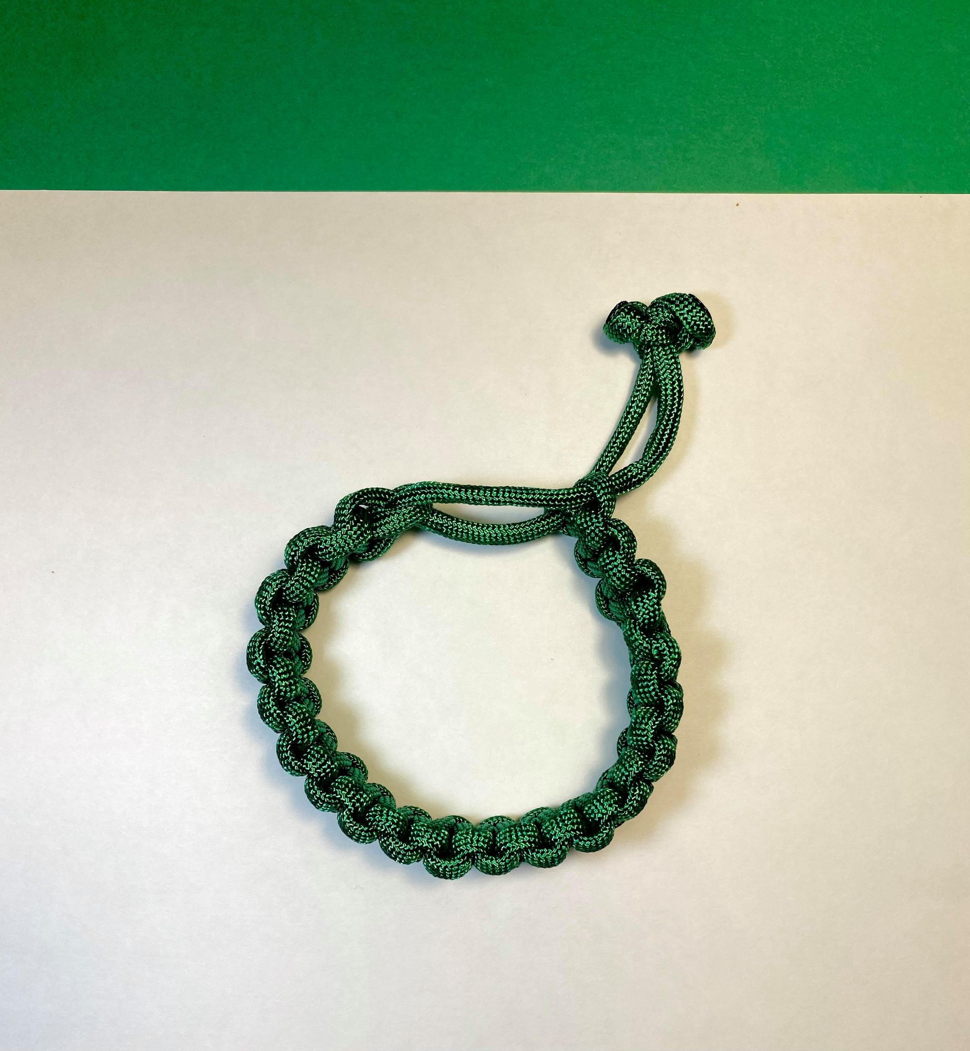 Dark Green Paracord Bracelet