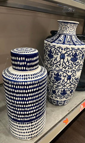 blue ginger jar