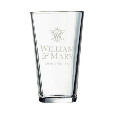 William & Mary Stemless Wine Glasses - Set of 4 Made in the USA