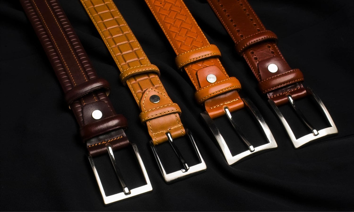 Fine Leather Men's Dress Belt Handcrafted from Bridle Leather