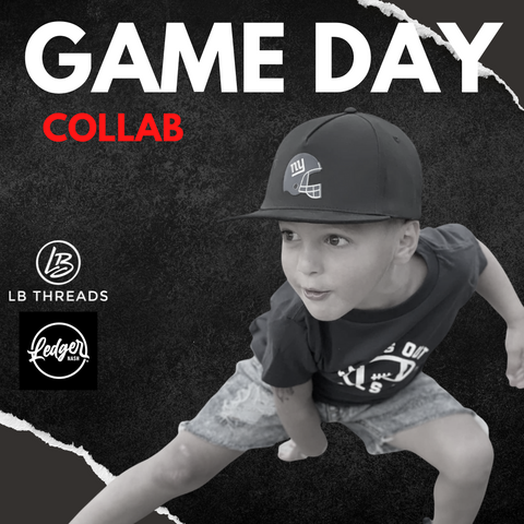 Game Day Collab | LB Threads and Ledger Nash have teamed up for an epic football collab with custom snapback hats and tees.
