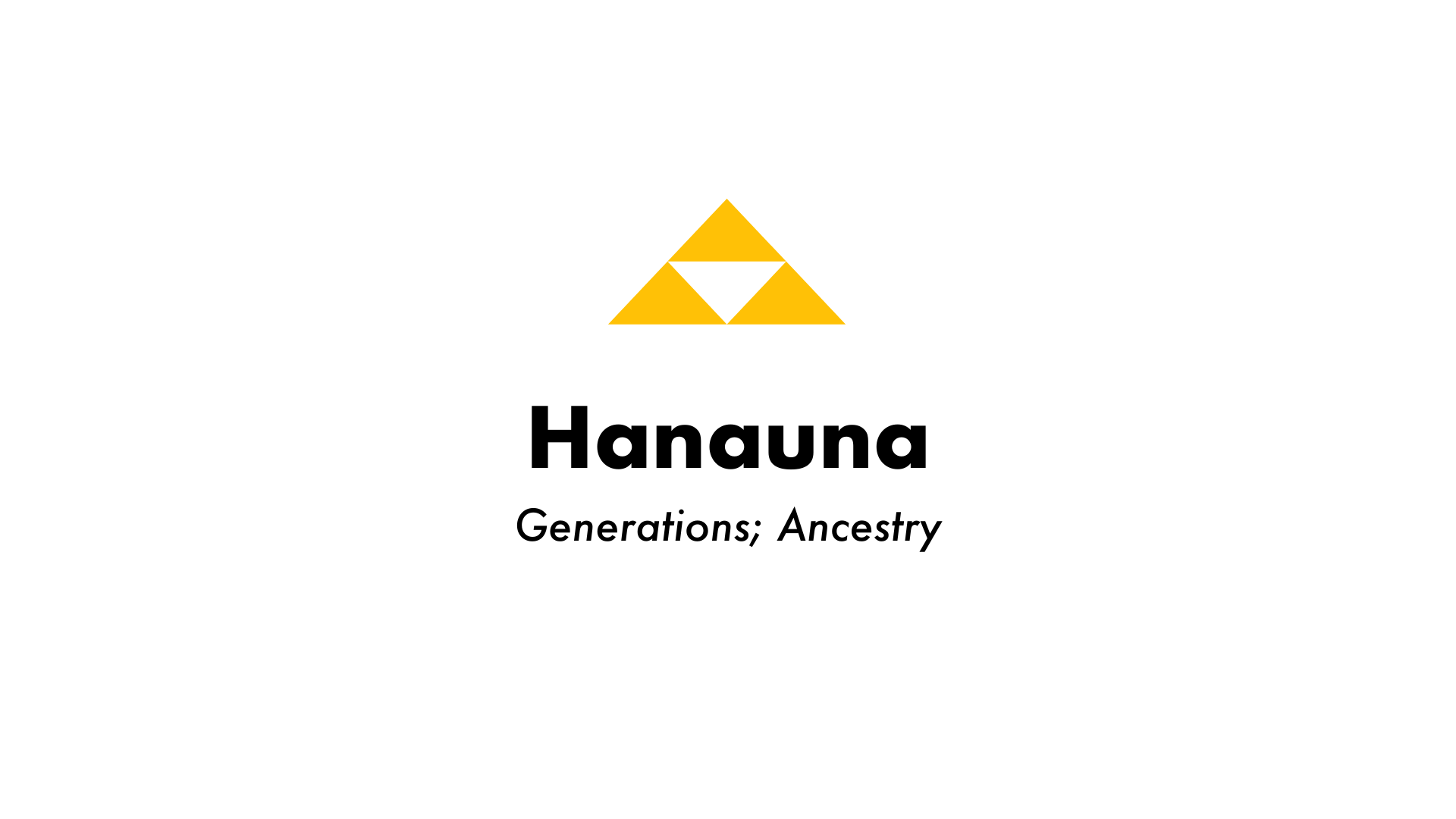 Hanauna or generations Hawaiian design