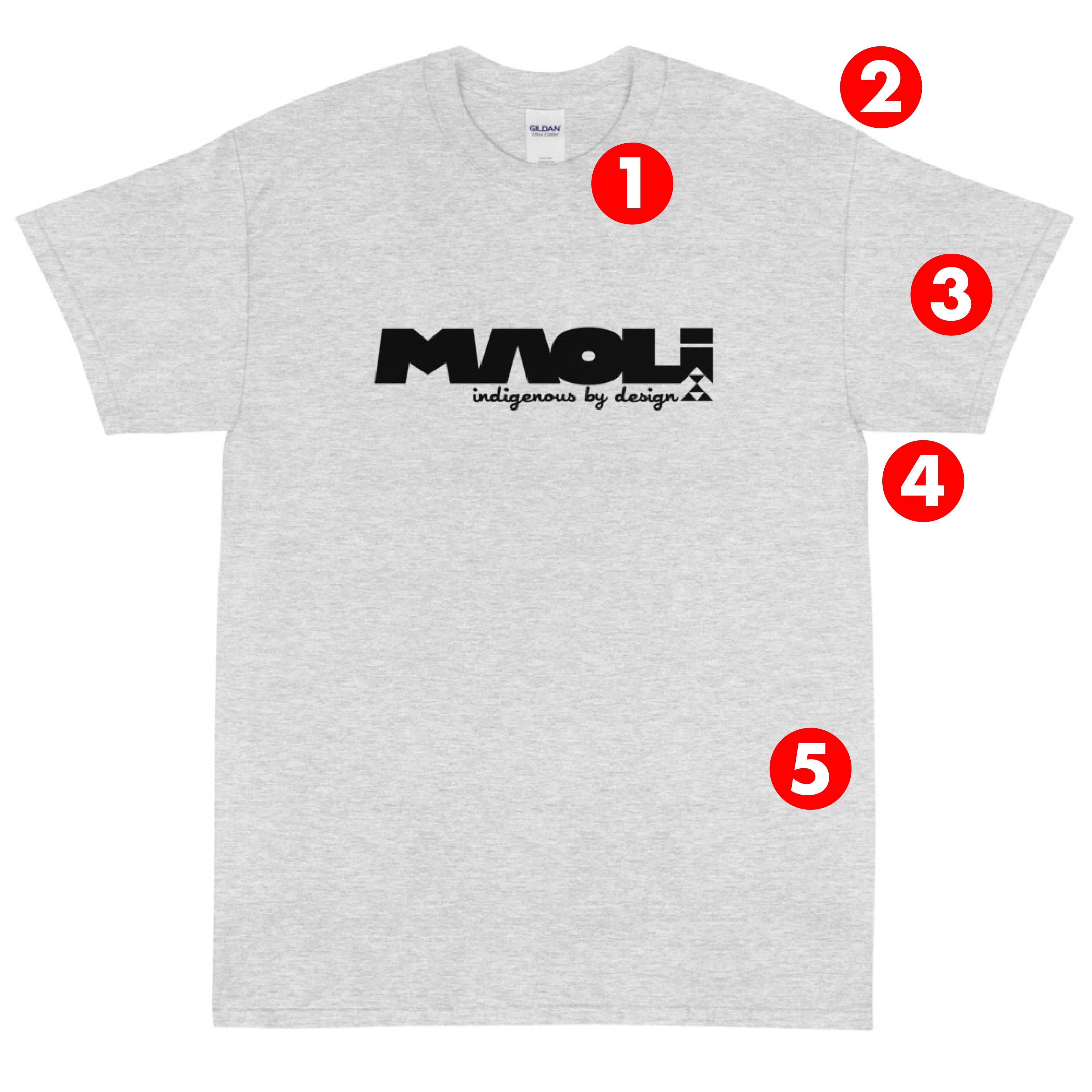 Maoli Classic-Fit Short Sleeve T-Shirt Example