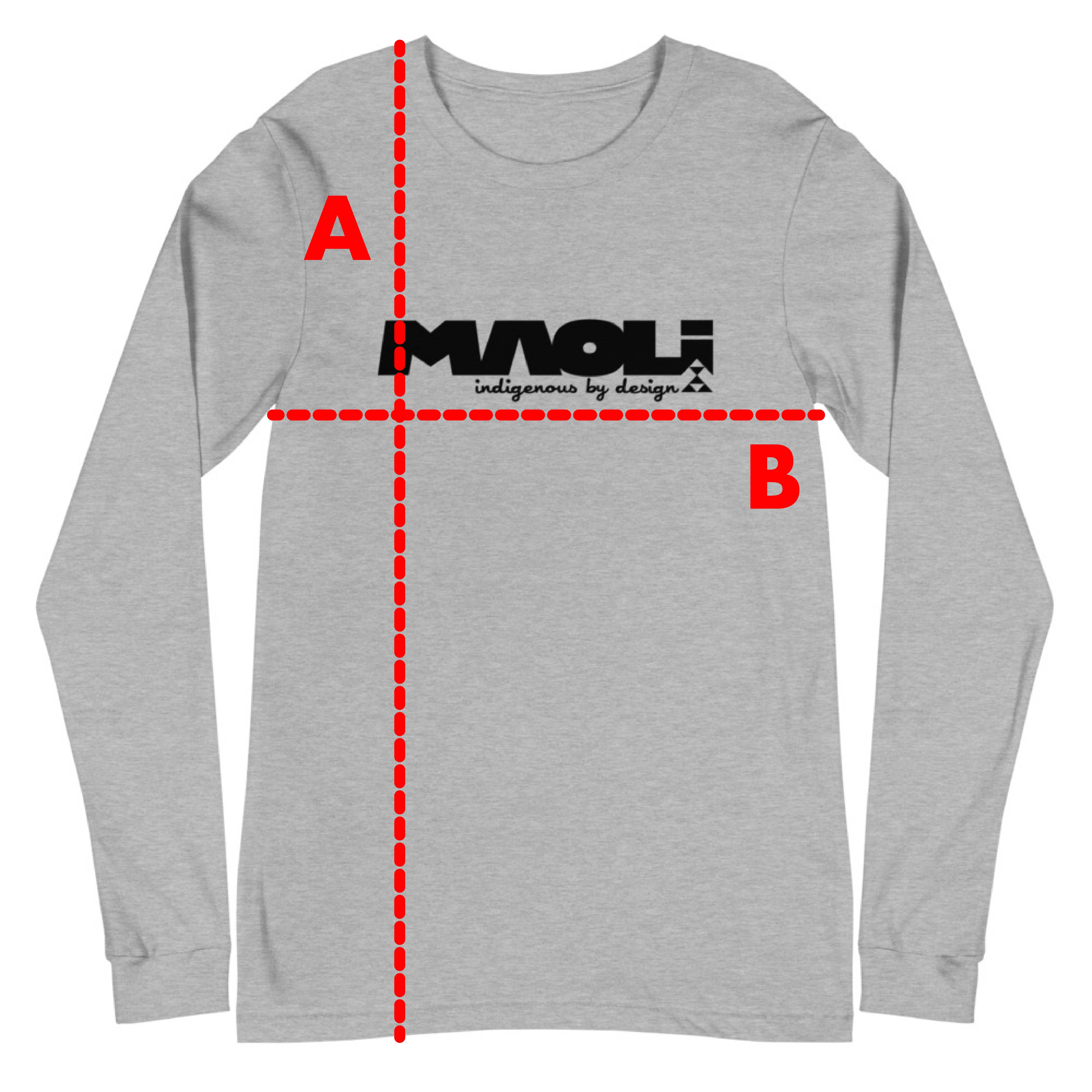 Maoli Slim-Fit Long Sleeve T-Shirt Measurements