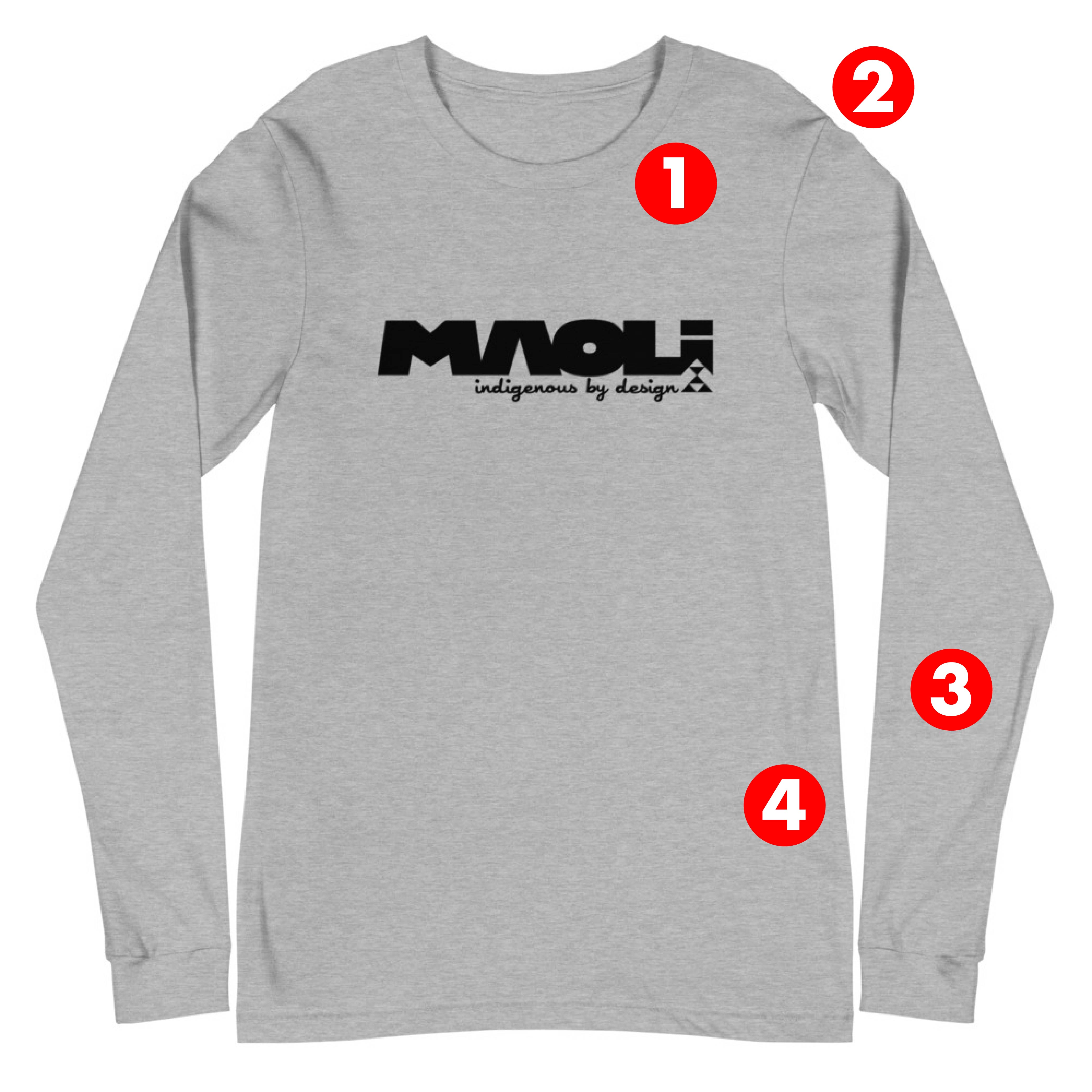 Maoli Slim-Fit Long Sleeve T-Shirt Example