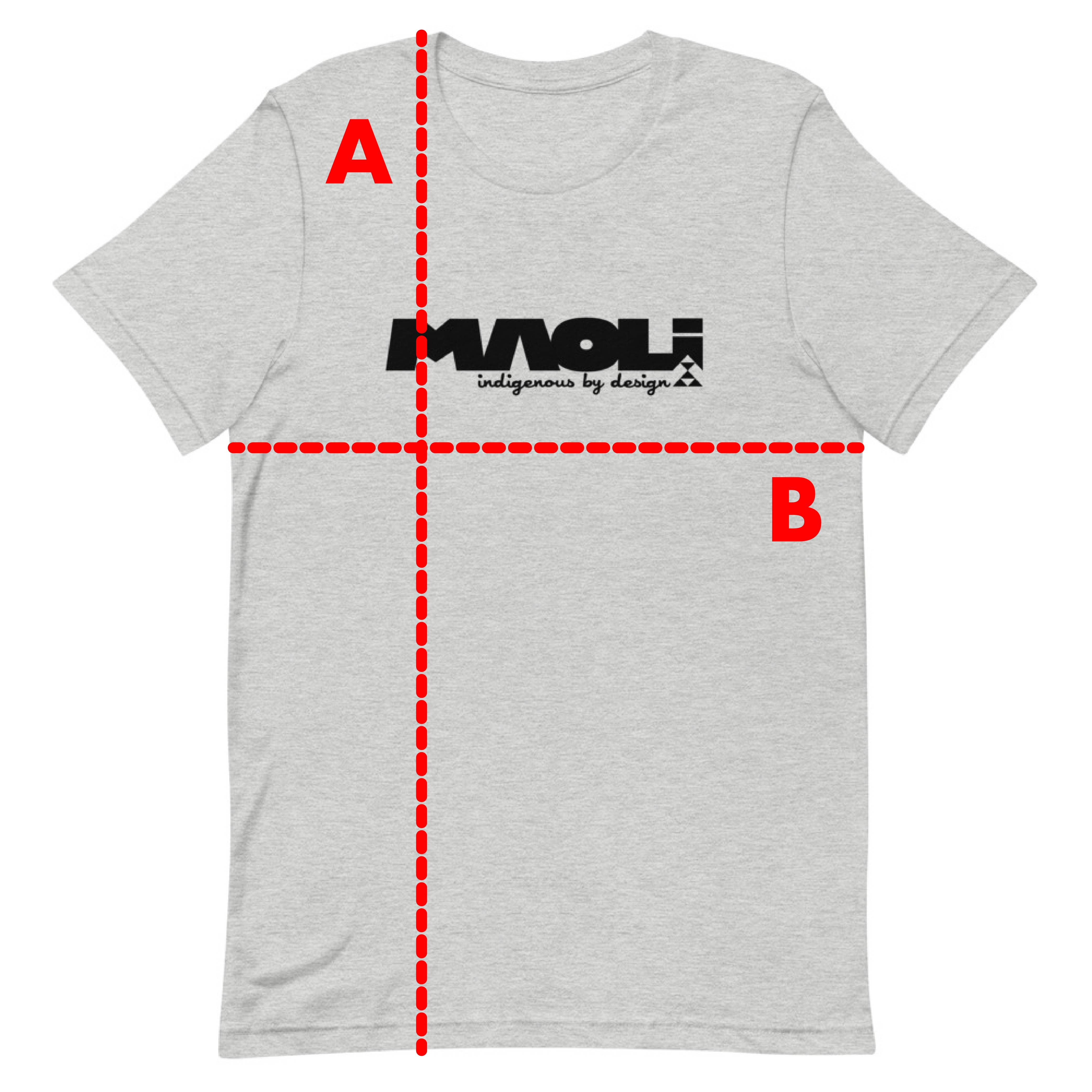 Maoli Slim-Fit Short Sleeve T-Shirt Measurements