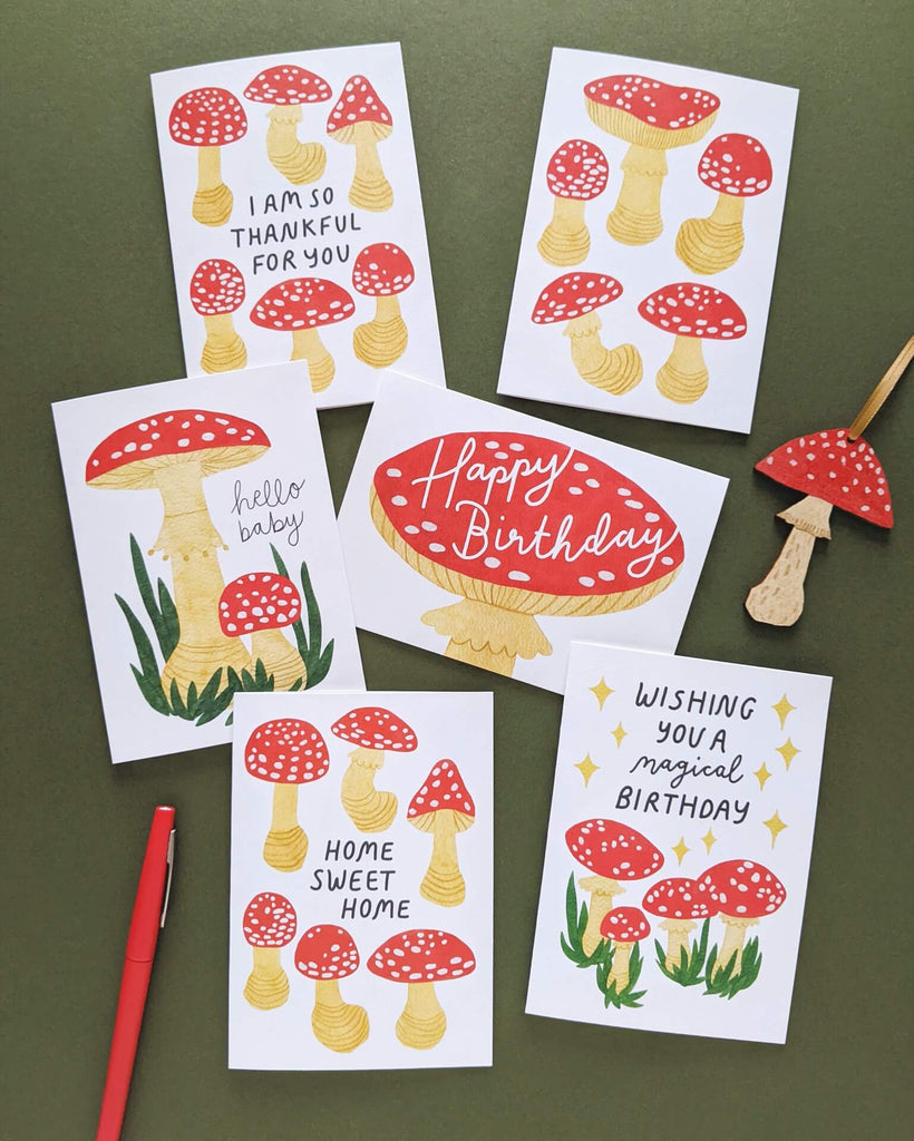 toadstool card collection