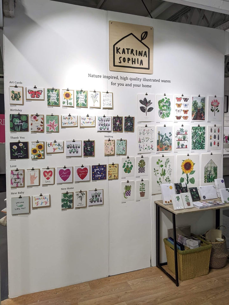 Katrina Sophia stand at Top Drawer 2020