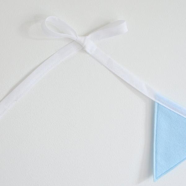 Hanging bunting with tape