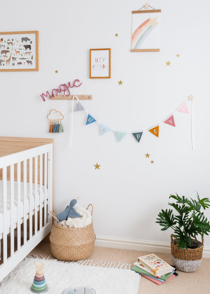 Boho nursery. Gender neutral nursery inspiration