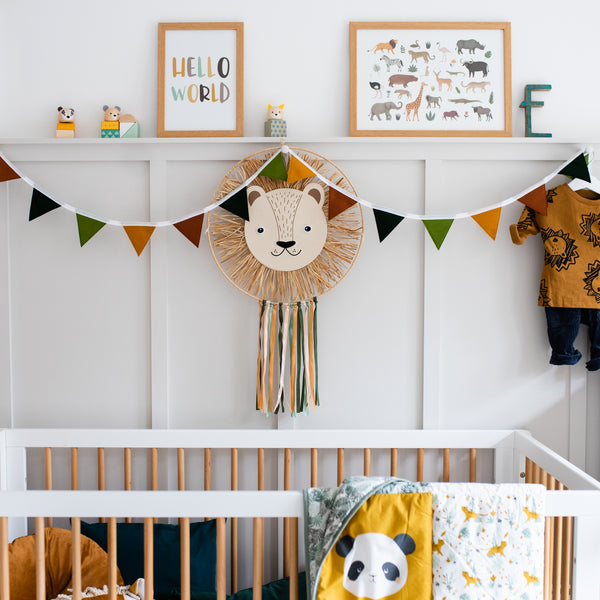 jungle themed neutral nursery ideas