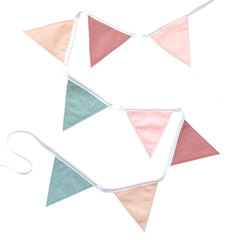 Pink and Sage Girl's Bunting