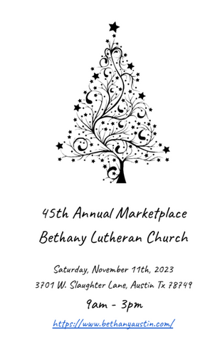 Bethany Lutheran Marketplace - Nov 11th, 2023 - 9am-3pm