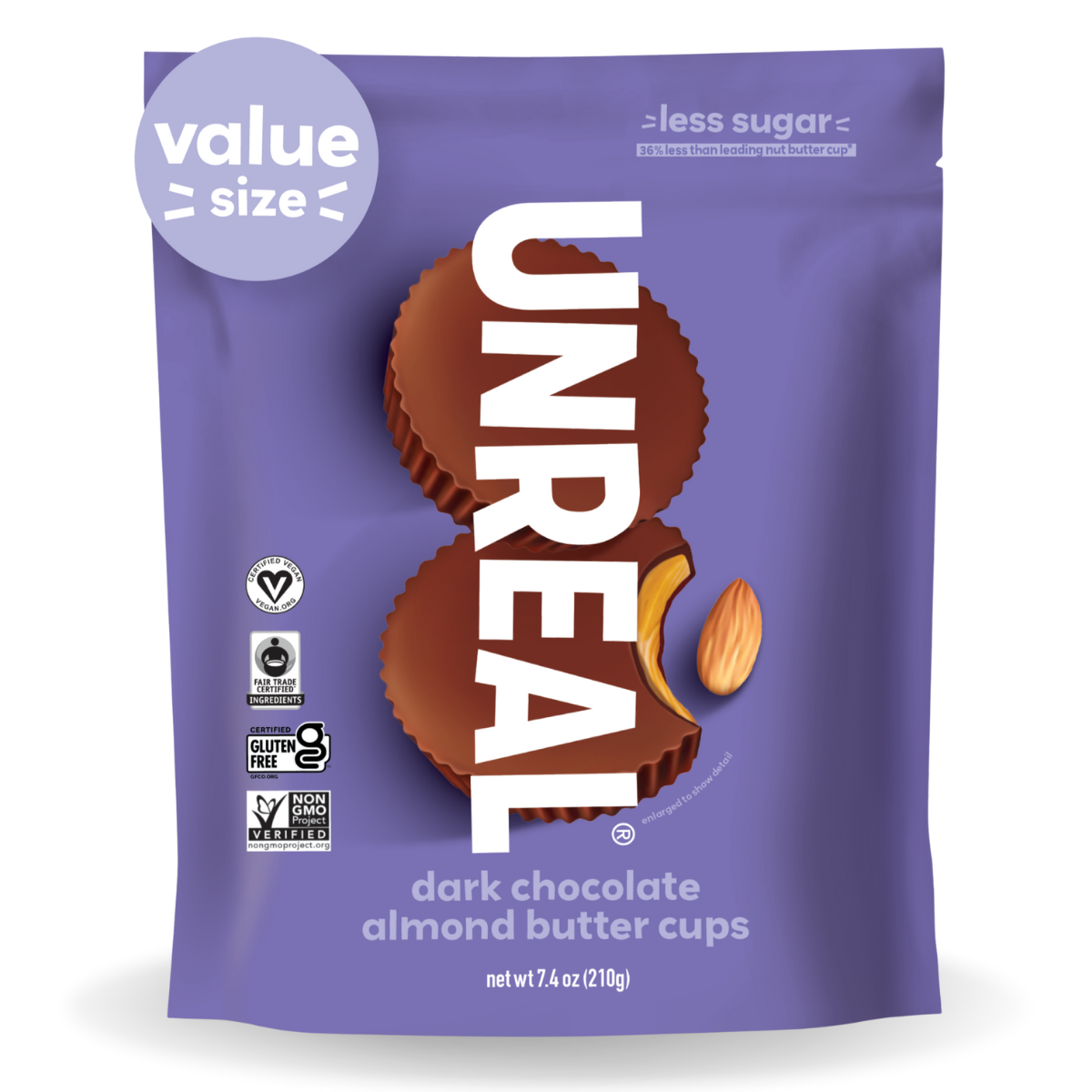 UNREAL®  peanut butter cups - value bags