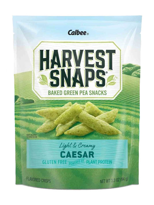 Calbee Harvest Snaps Baked Green Pea Snacks Black Pepper, 94g