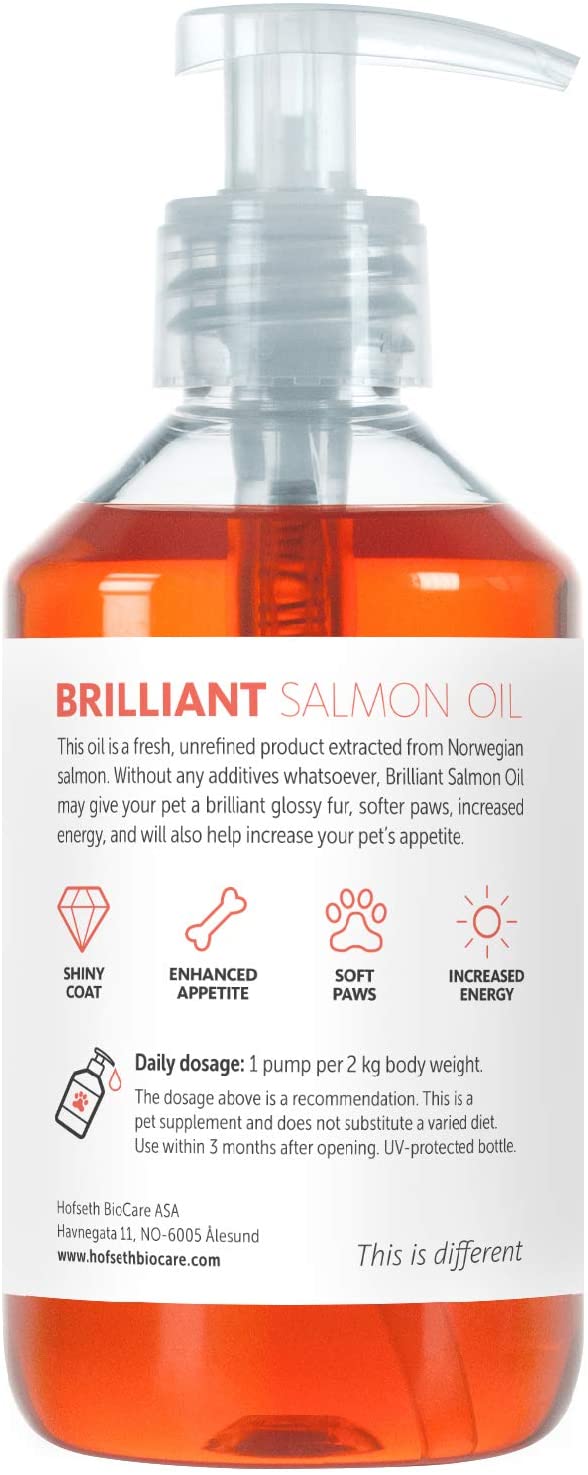Brilliant Salmon Oil for cats and dogs 300ml.