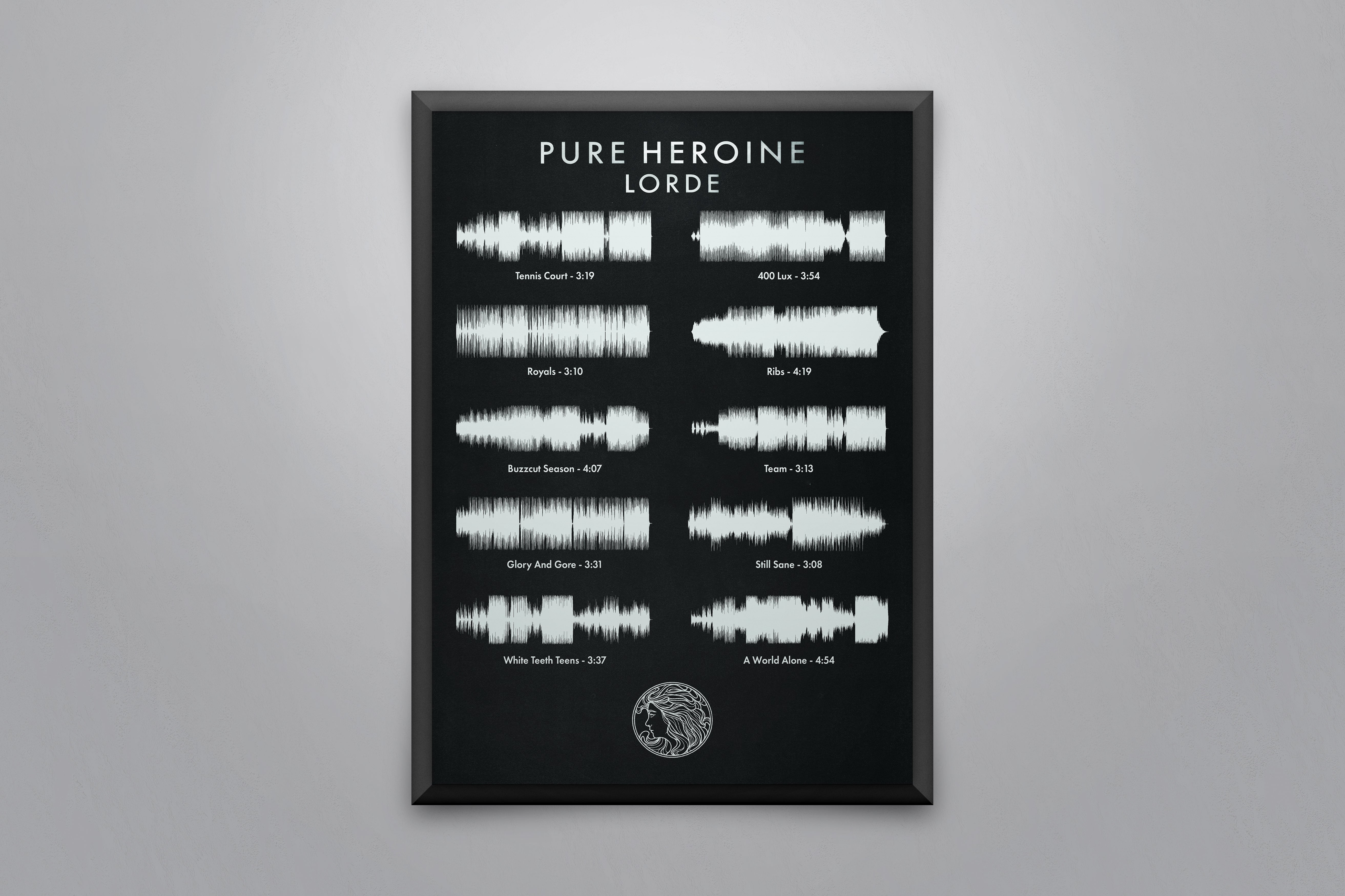 lorde pure heroine album cover for sale