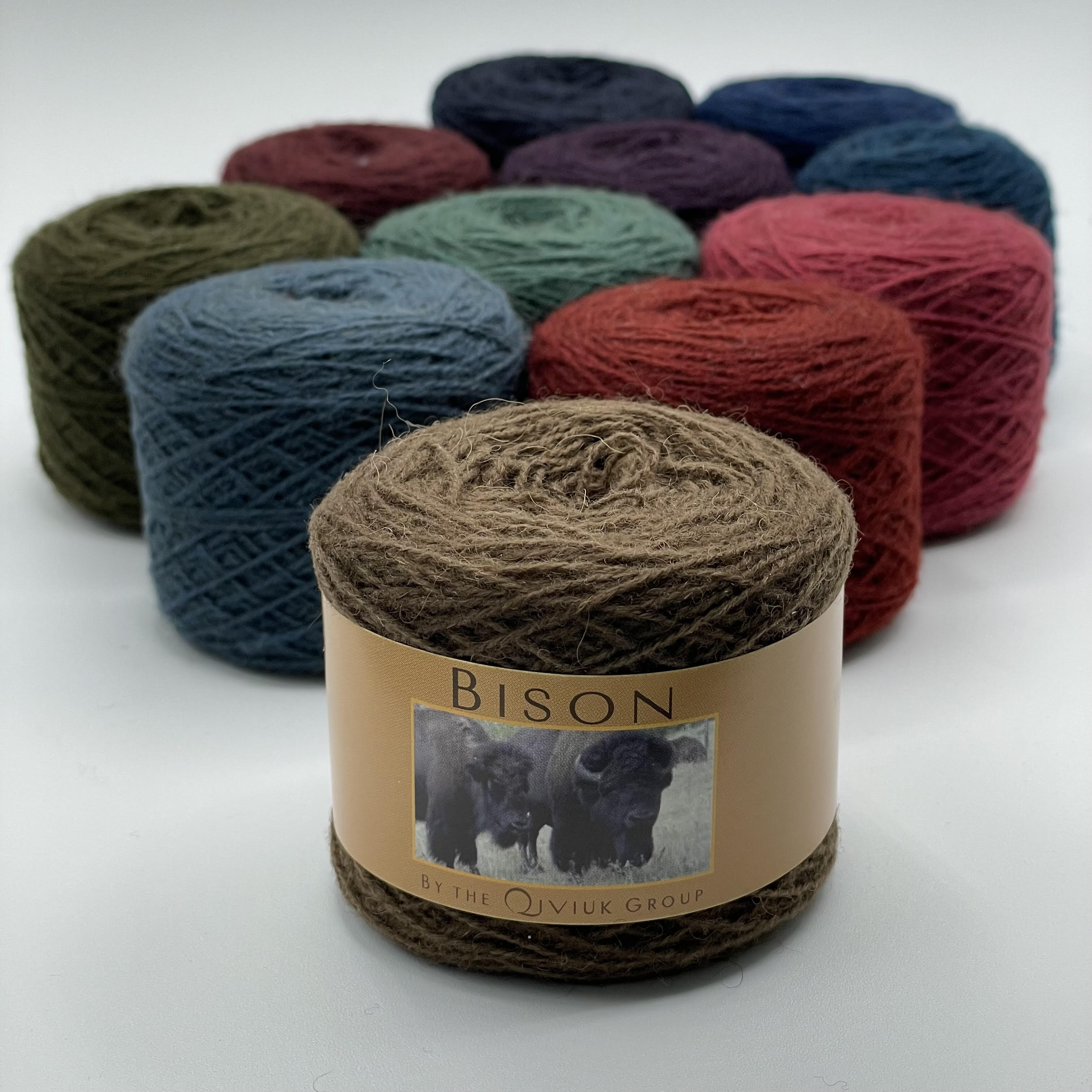 Pure Bison: 100% Bison Yarn - Windy Valley Muskox product image