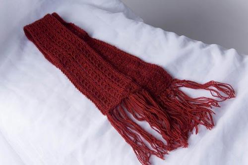 Wavy Feather Scarf Pattern – Knit Collage