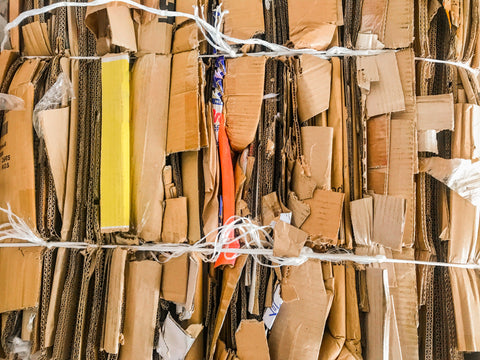 Altpapier Aufbewahrung für Recycling 