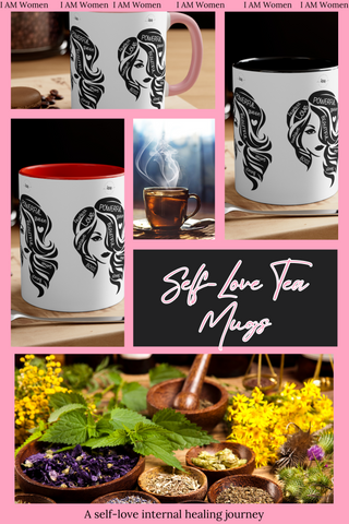I am women tonic tea mug for a self love internal healing journey