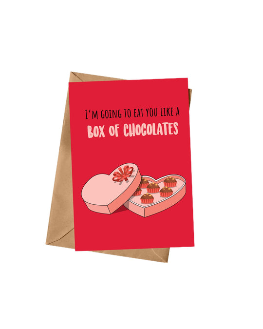 A5 Boxed Handmade Valentines Card 'Sweetheart