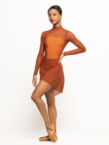 Mid High-Low Skirt Picante Mesh RTW | Elevé Dancewear