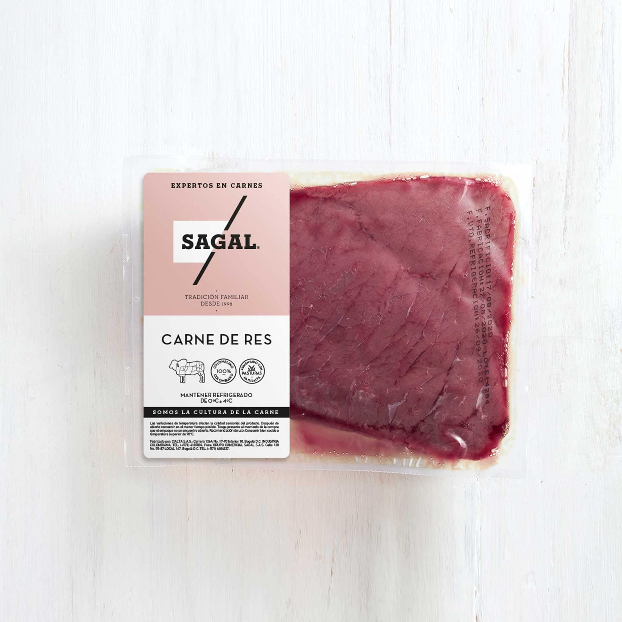 Sagal Expertos en Carne Madurada - Sirloin de Res 500 g (Gramo a $) - Carne  de Res Compra Online - Tienda Sagal