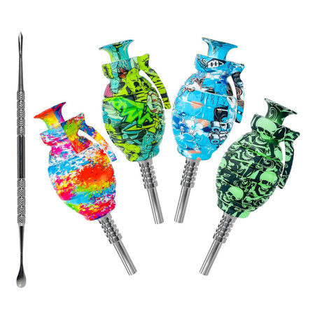 6 Silicone Grenade Nectar Collector – Cali Cloudx Inc