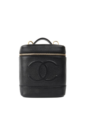Chanel Vintage Black Caviar Vanity Case – Votre Luxe