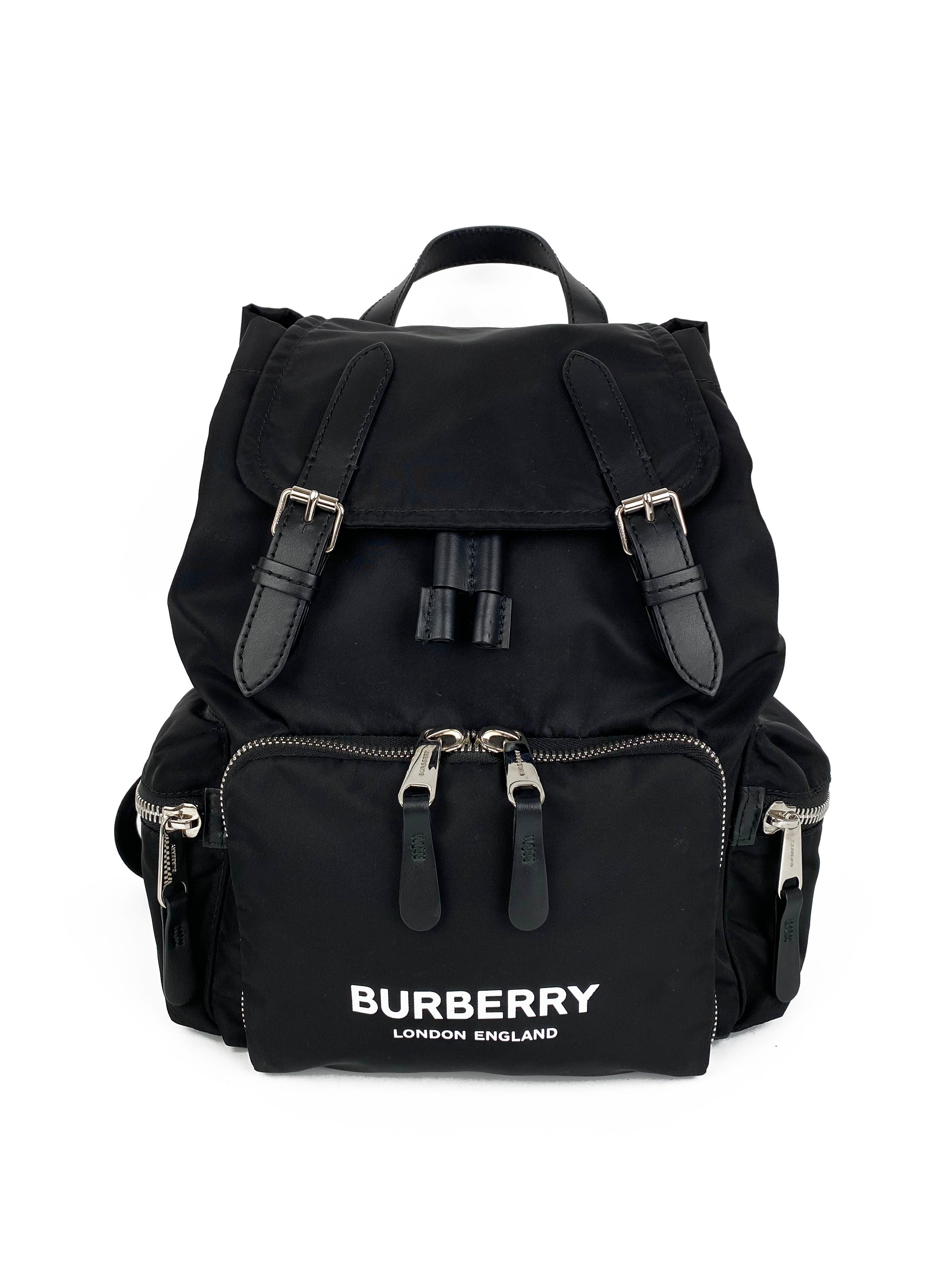 burberry leather tb shoulder bag