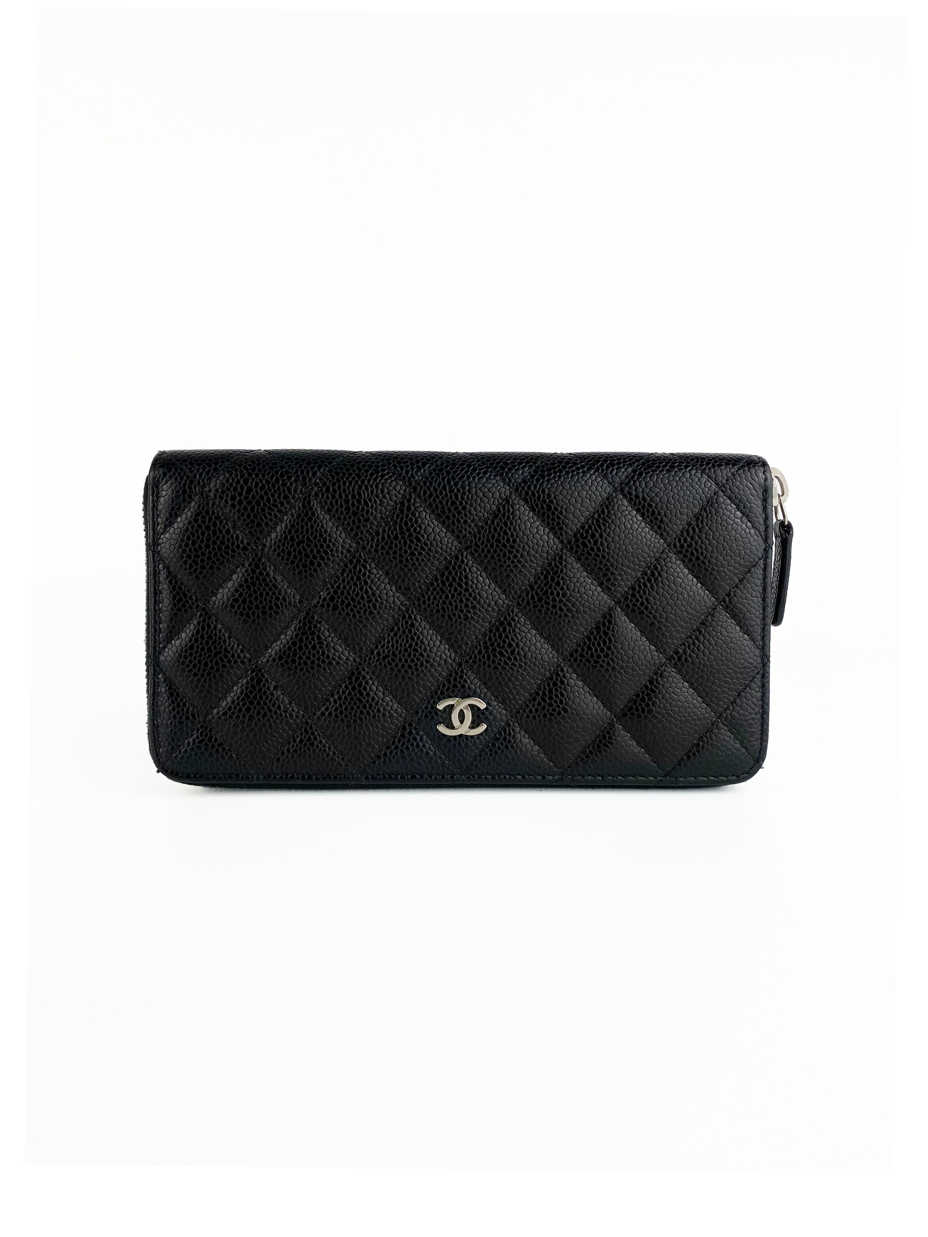 chanel classic zip wallet