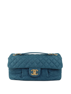 chanel blue flap