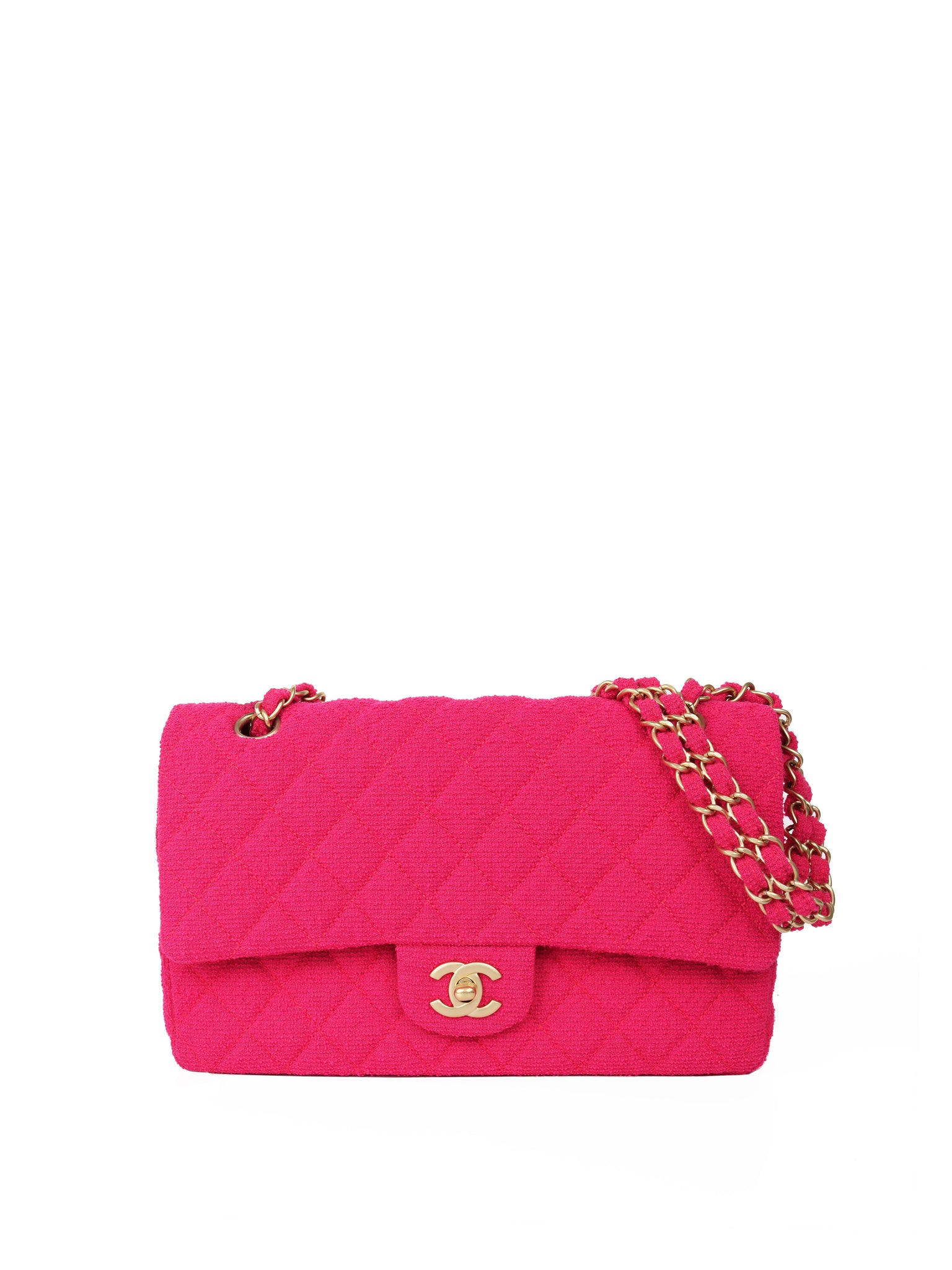 chanel classic flap pink