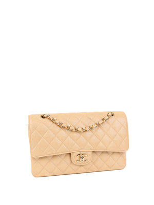 Chanel Pistachio Green Quilted Lambskin Classic Wallet On Chain