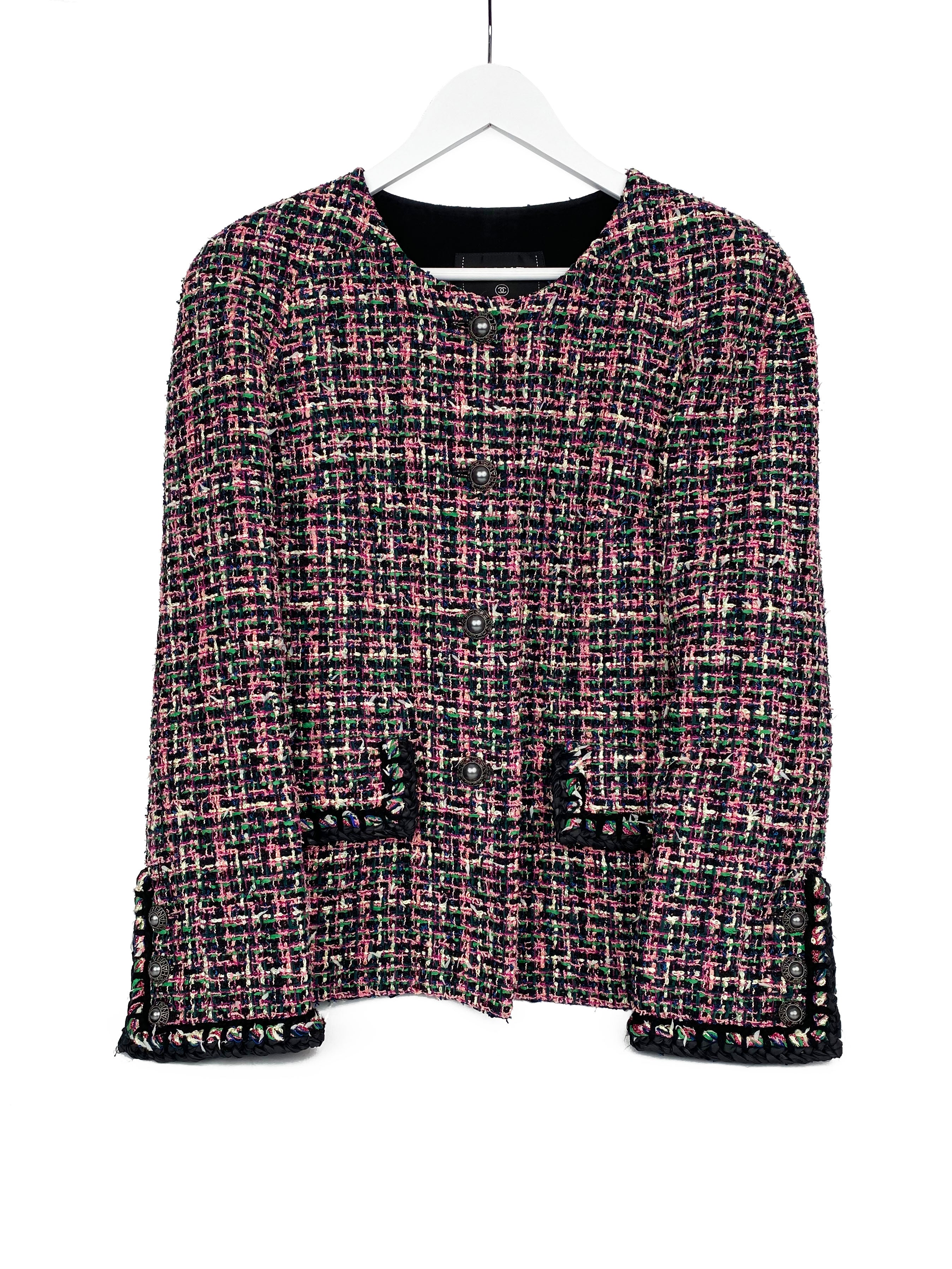Chanel Tweed Jacket  Etsy