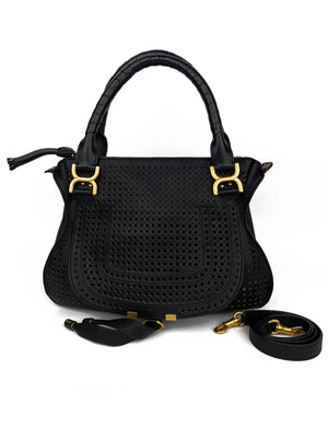 chloe black tote