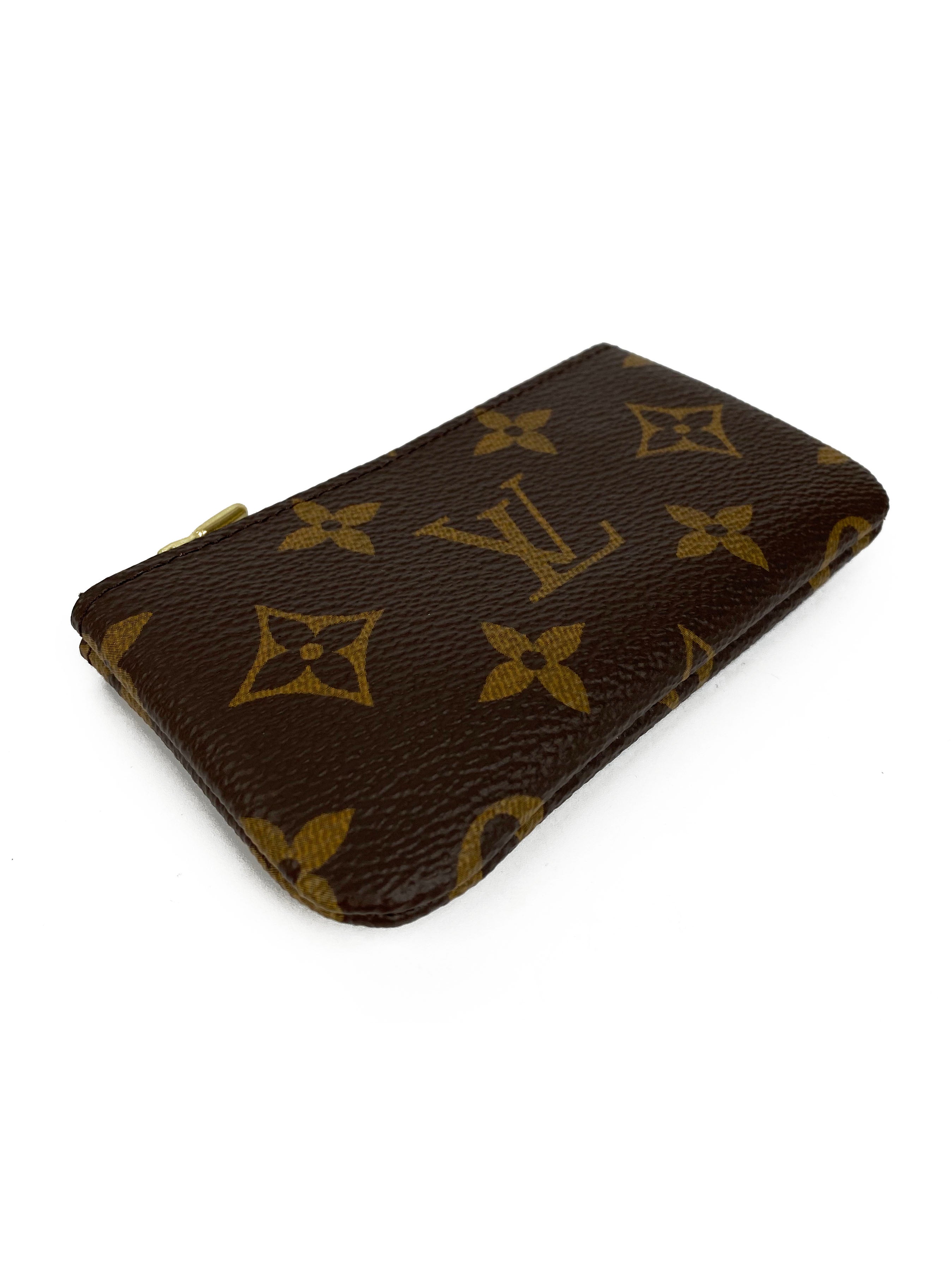 Louis Vuitton Vintage 1980's Version Monogram Key Pouch Cles 19lk76s