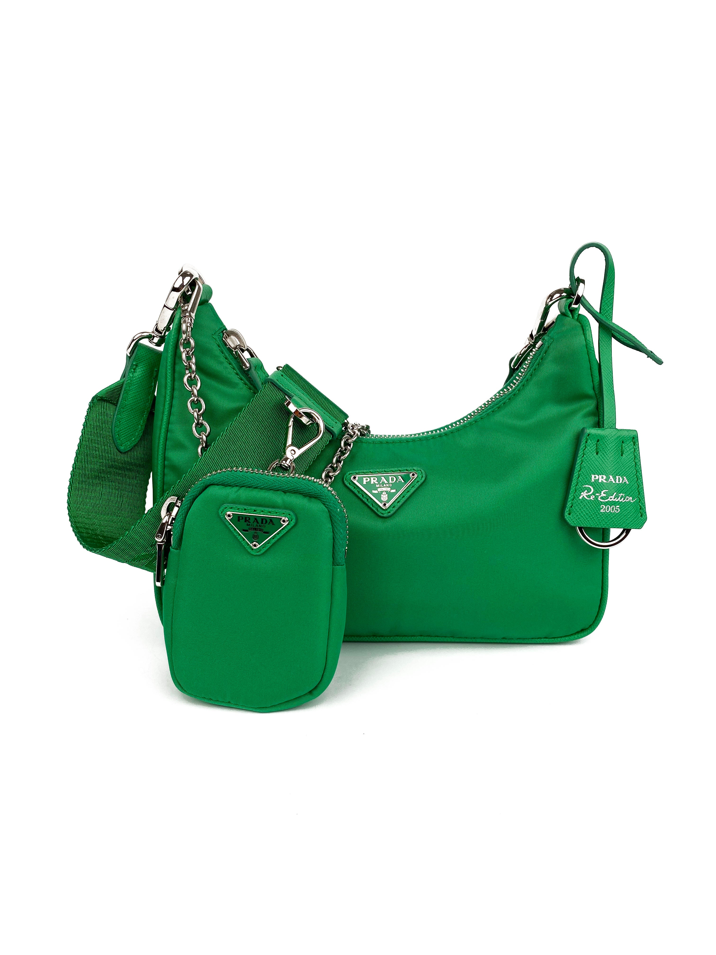 Prada Green Re-edition 2005 Re-nylon Bag – Votre Luxe