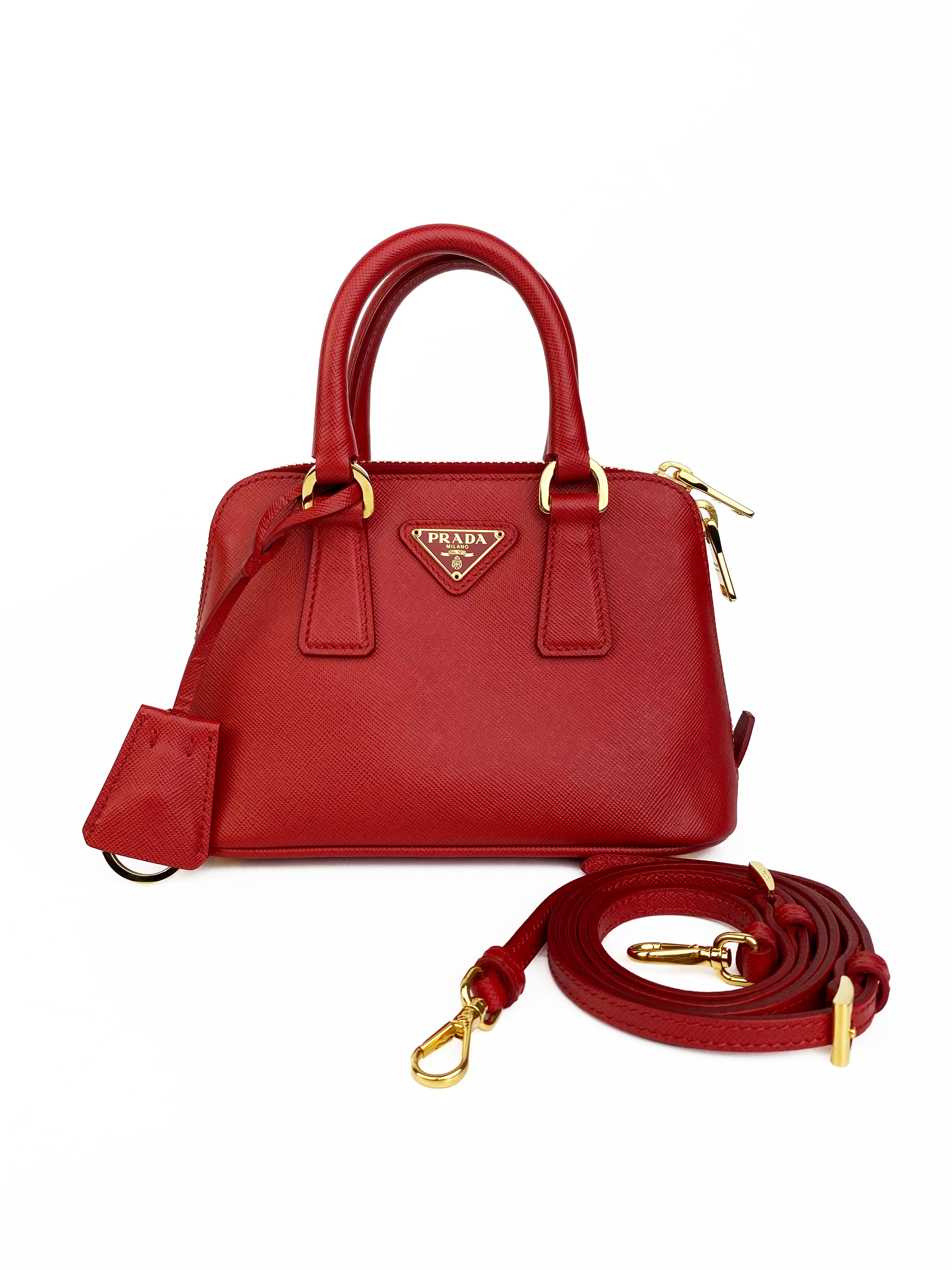 Prada Mini Red Crossbody Bag – Votre Luxe