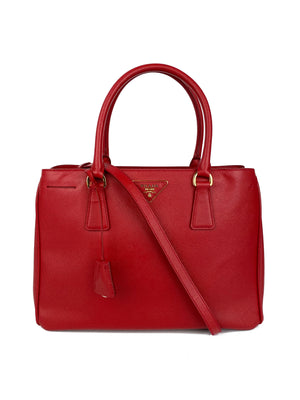 prada red leather tote