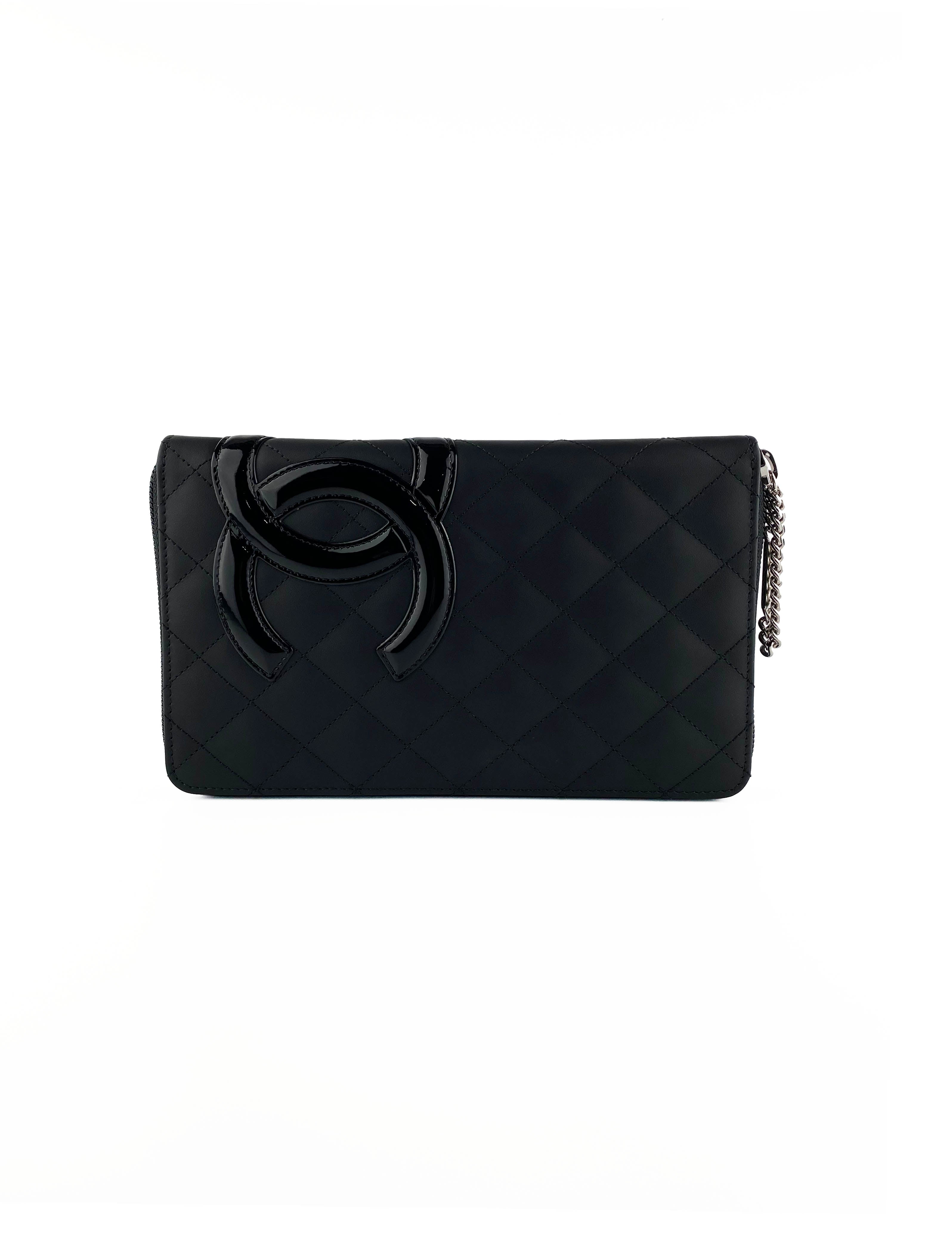 chanel black cambon wallet