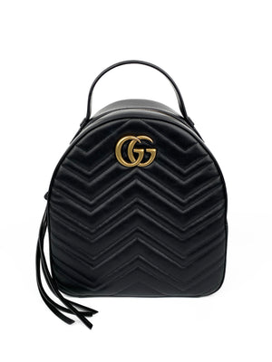 gucci marmont backpack black