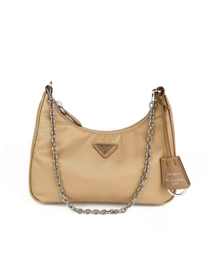 prada handbag beige